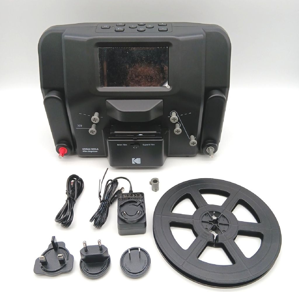 Kodak REELS, 76 x 228 mm, Film-/Dia-Scanner, Schwarz, TFT, Produktbild 