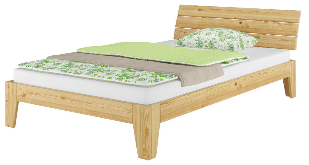 Kieferbett natur Einzelbett Futonbett Produktbild 