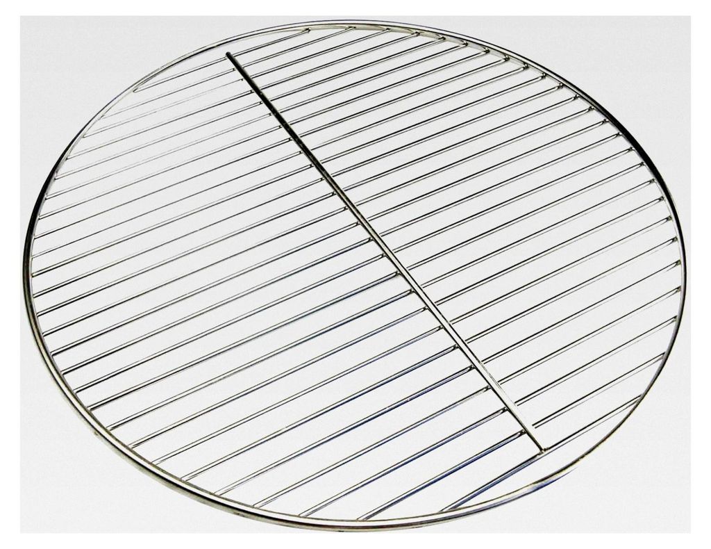 Kohlerost aus Edelstahl V2A 43,2 cm (kein Grillrost!) für Weber Kugelgrill Ø 57