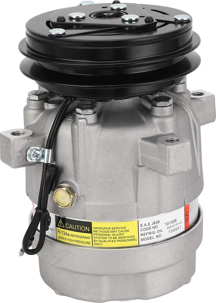Compresseur de climatisation 700651 en acier allié pour pelle DH55 12V