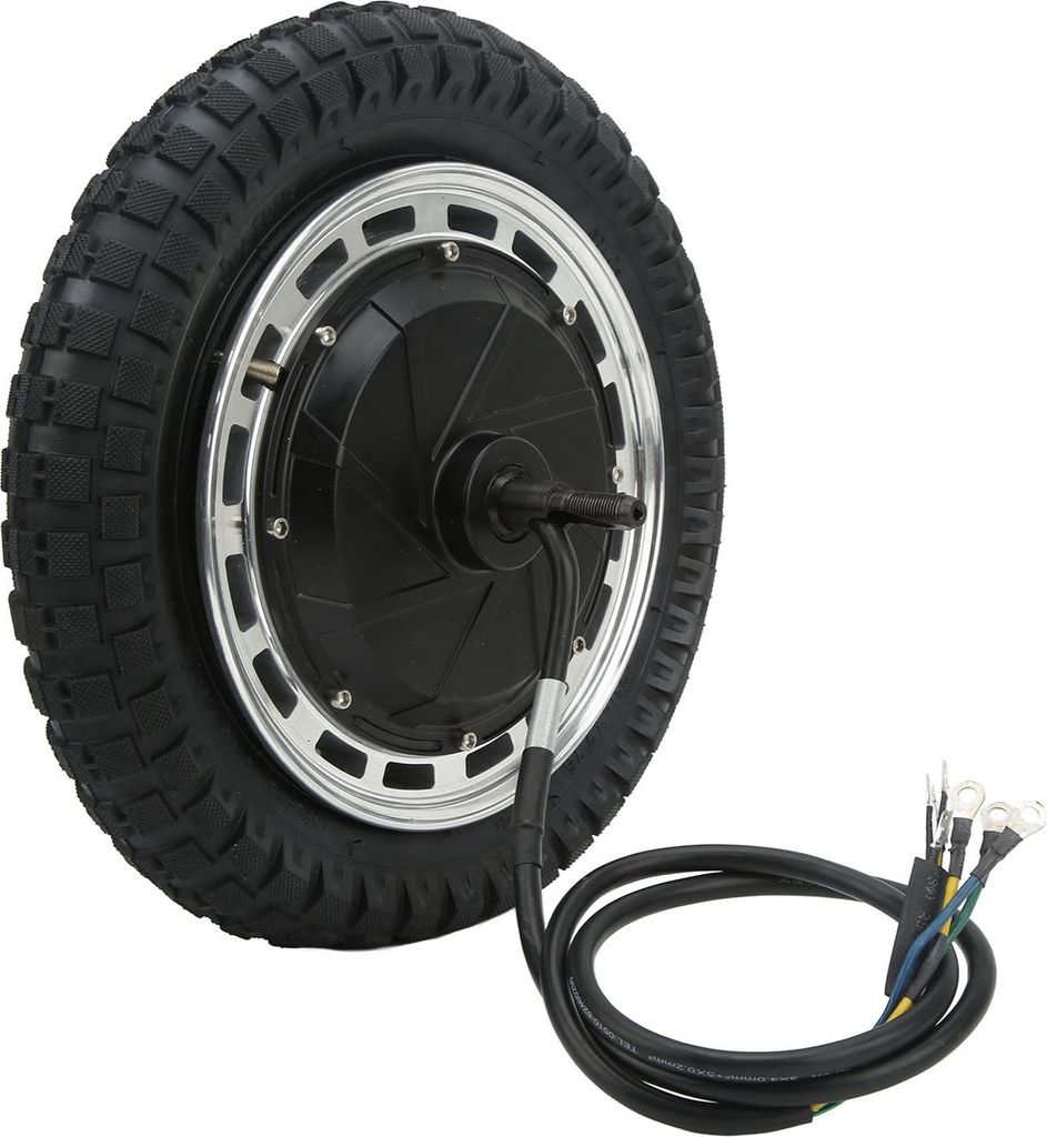 12 -Zoll -Rad Nabenmotor 48 V -96V 800W -6500W 1250 U / min -Scheibenbremsrad -Umwandlung mit innerem Außenreifen für Motorrad -Off -Straßenfahr...