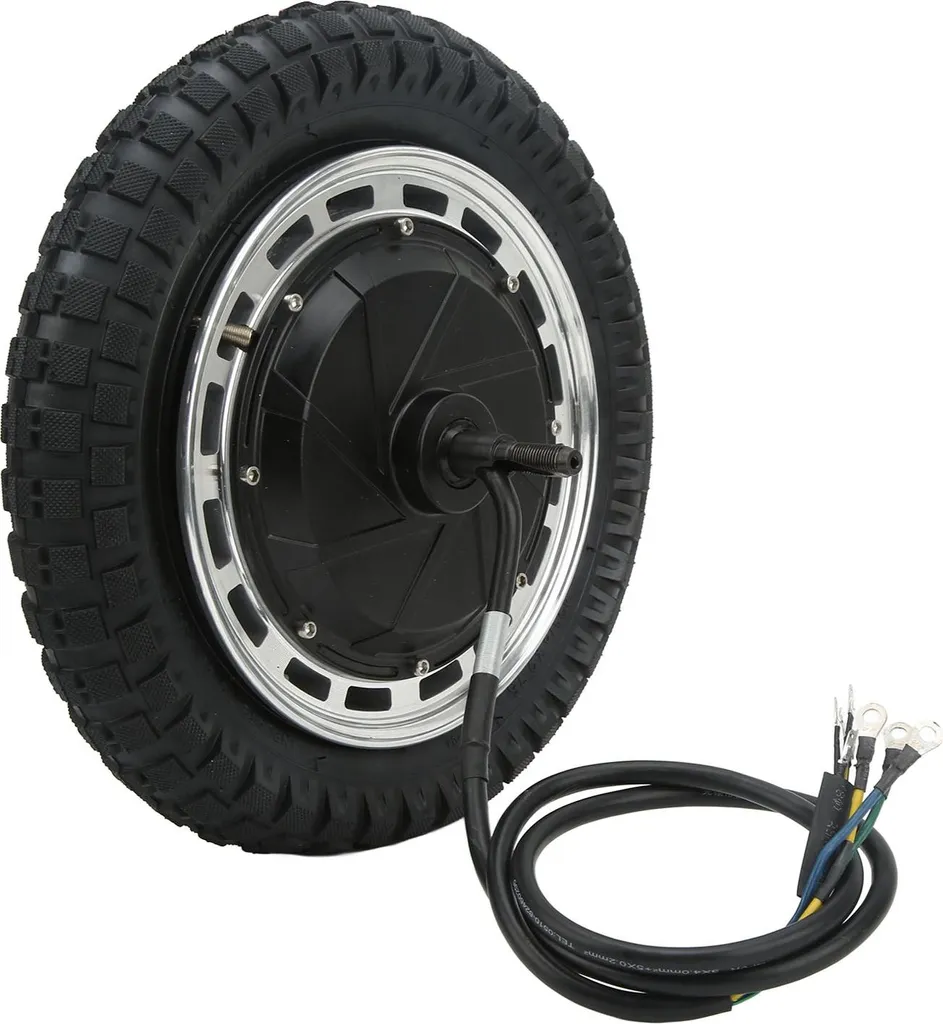 Moteur de moyeu 12 pouces avec pneu pour réparer une moto électrique