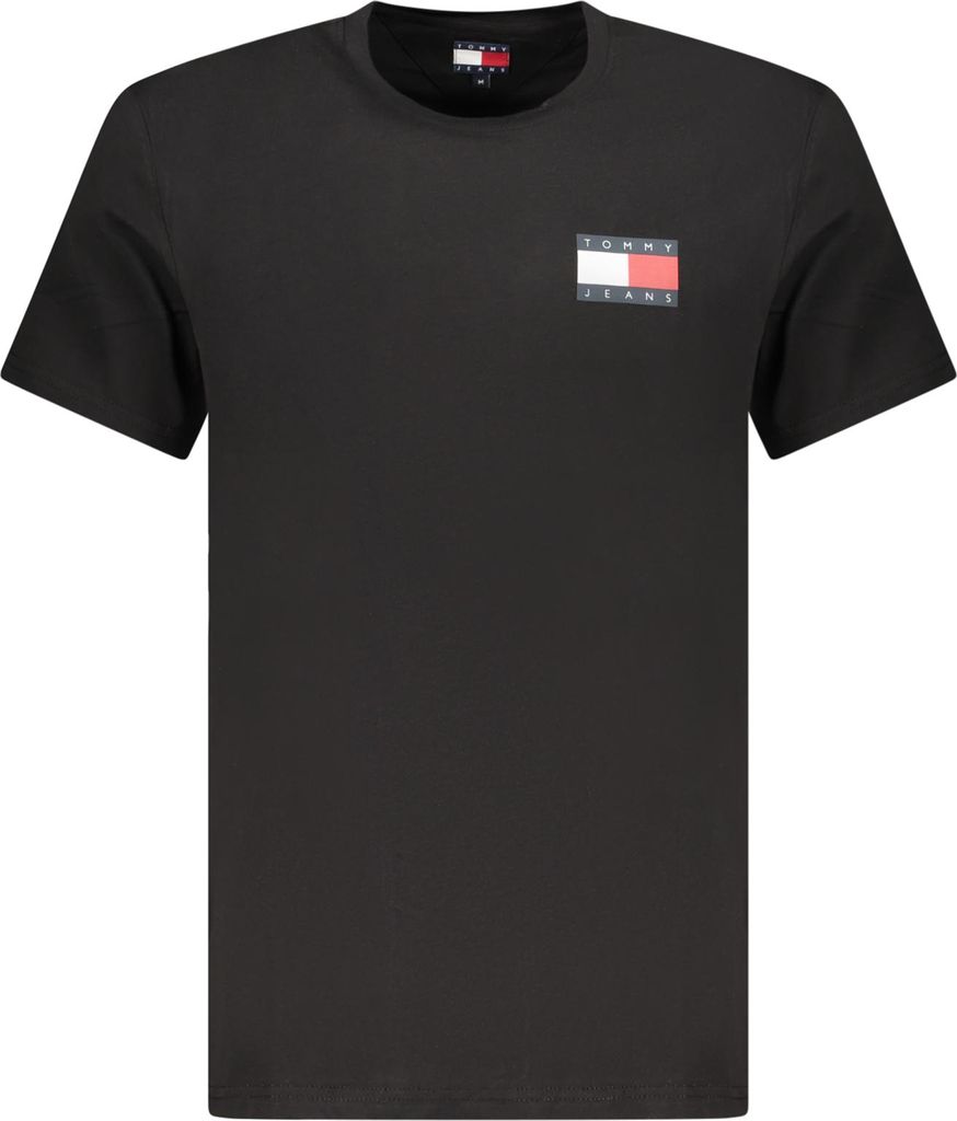 Herren Kurzarm-T-Shirt Schwarz mit Logo – Nachhaltige Produktbild 