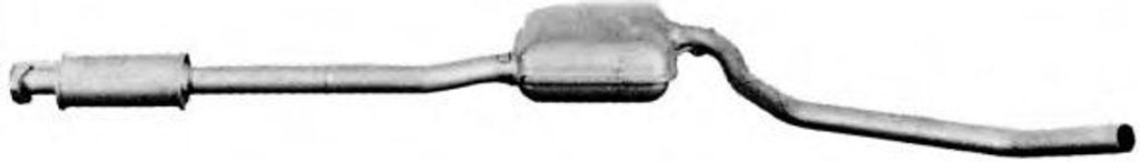 VEGAZ FS-119 Mittelschalldämpfer Schalldämpfer für FORD SIERRA Schrägheck (GBC) SIERRA Kombi (BNC)