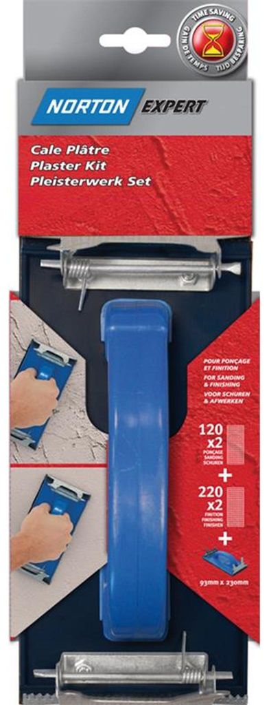 Norton Expert Schleifset Gips 93x230mm 1 x Block 4 x Produktbild 