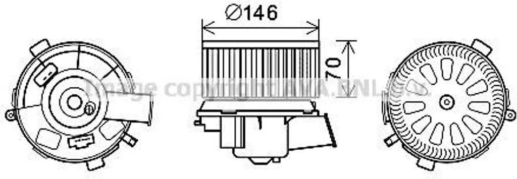 Réparer la Ventilation Peugeot 206 et 307 - Moteur Pulseur PRASCO PE8378