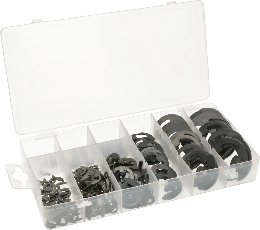 KOTARBAU® Kit 300 E-Clip 1,5-22mm | Anelli Seeger Esterni per Alberi