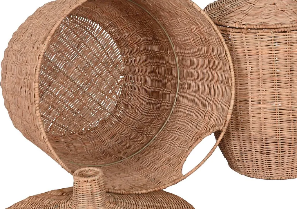 Boîte Métal Tropicale Finition Naturelle - Set de 2 Coffrets Design - 3