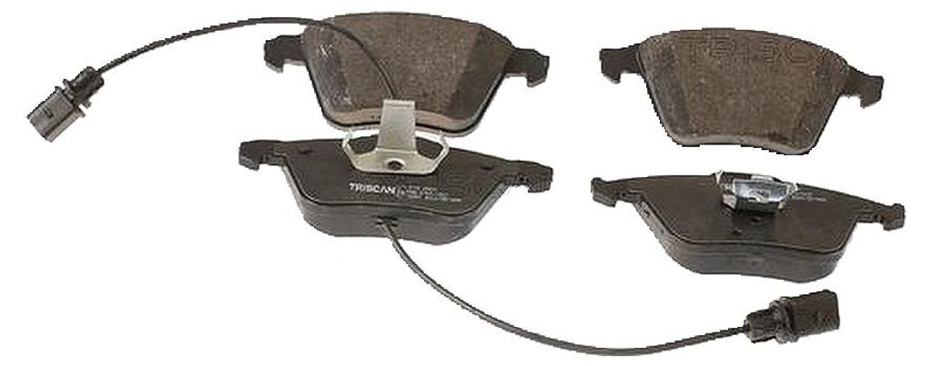 Bremsbelagsatz Scheiben 20 mm mit Verschleißwarnkontakt TRISCAN für u.a. AUDI A6