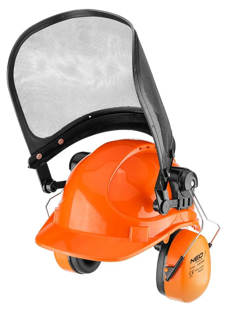 Casque de protection forestière complet avec visière et antibruit réglable - 8