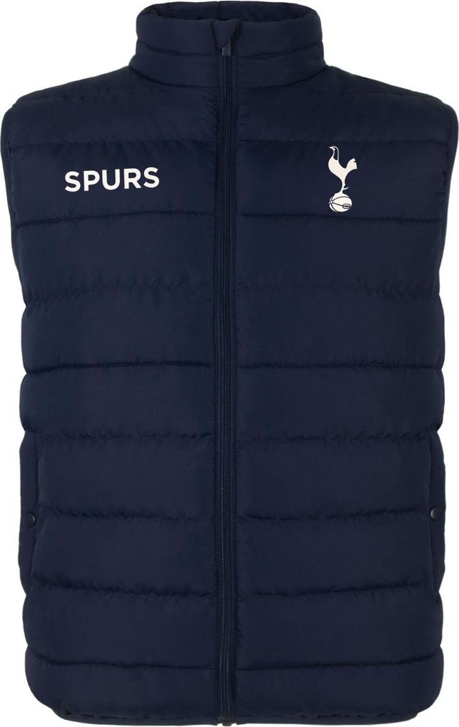 Tottenham Hotspur FC - Weste für Jungen, Wattiert GF879 (152-158) (Marine)