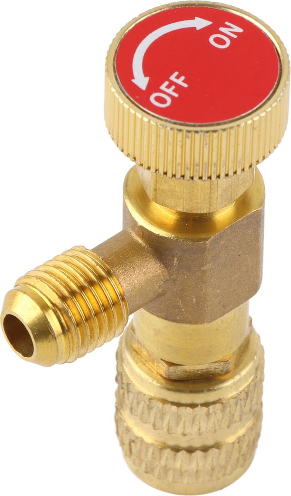 Flüssigkeits-Sicherheitsventil,Klimaanlagen-Kältemittel,1/4 "Sicherheitsadapter,Klimaanlagen-Reparatur und Fluorid,Klimaanlagen-Kältemittelventil