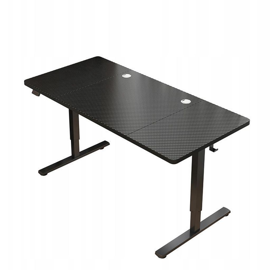 Elektrisch höhenverstellbarer Schreibtisch, schwarz, 160 x 80 cm, höhenverstellbar von 72 bis 118 cm
