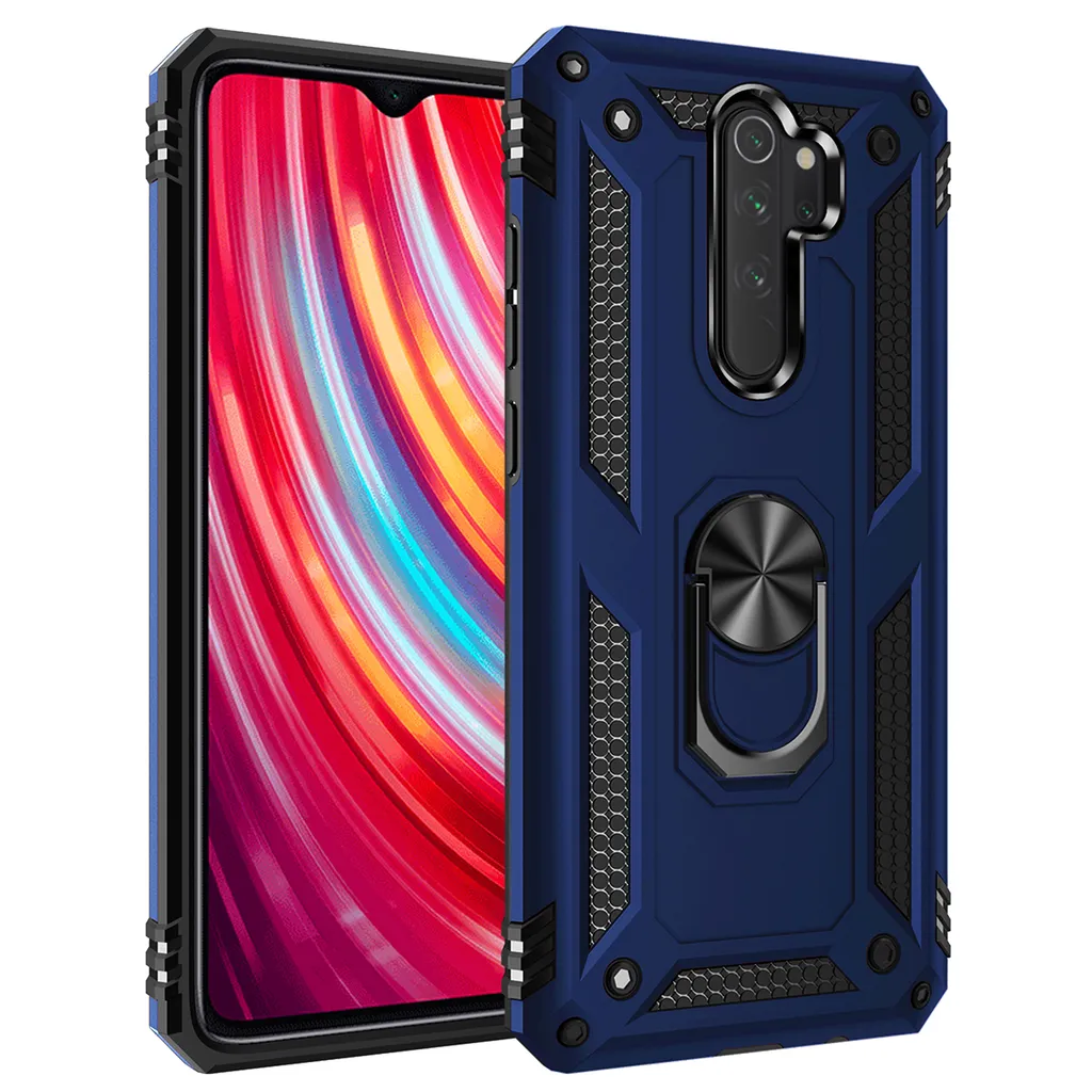 Custodia per Xiaomi Redmi Note 8 Antiurto Paraurti Armatura