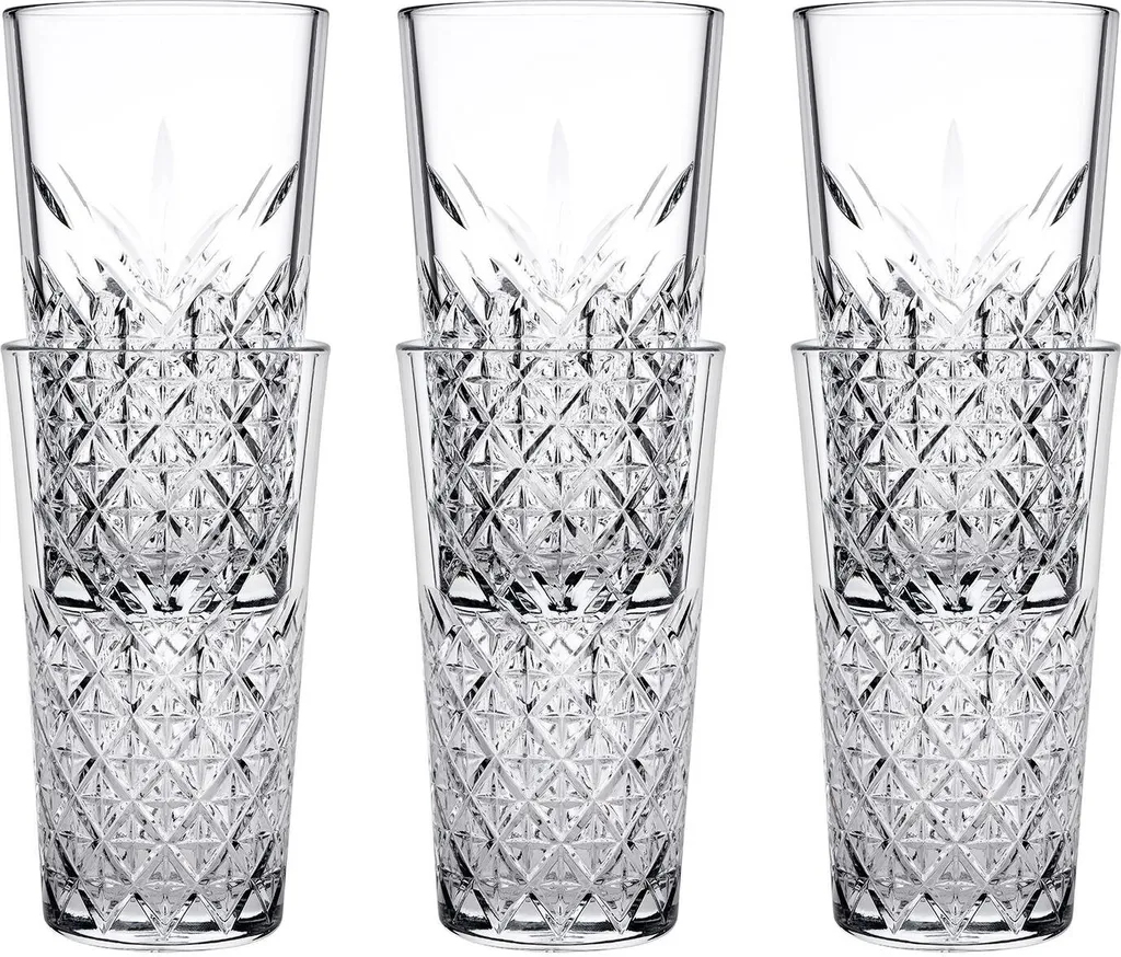 Set 6 Bicchieri da Bibita Timeless 470ml | Eleganza Impilabile Pasabahçe