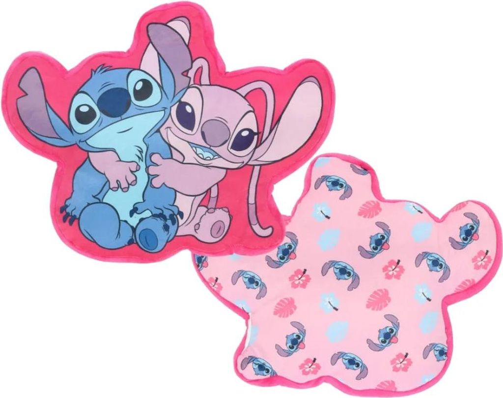 Disney Stitch Angel Ananas 3D mini Kissen Dekokissen Cushion 40x40x3 cm