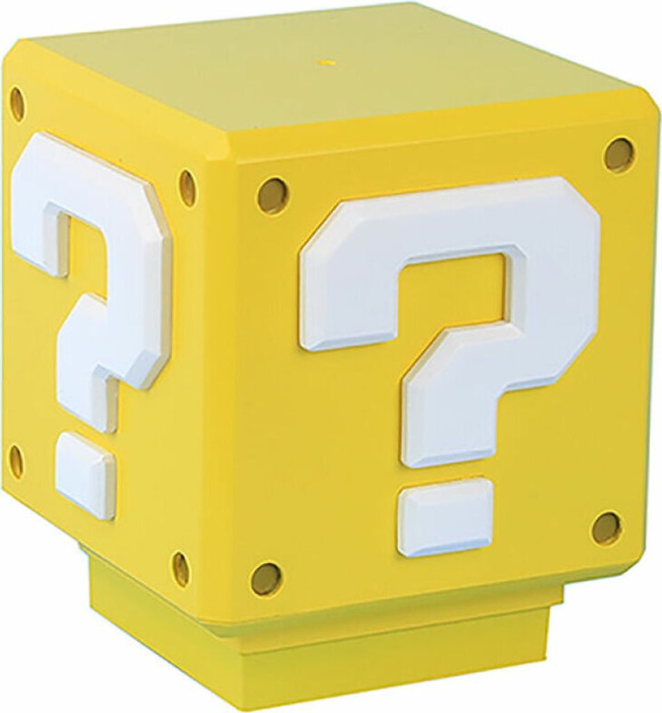 Super Mario Mini Fragezeichen-Block Licht ca.12cm Produktbild 