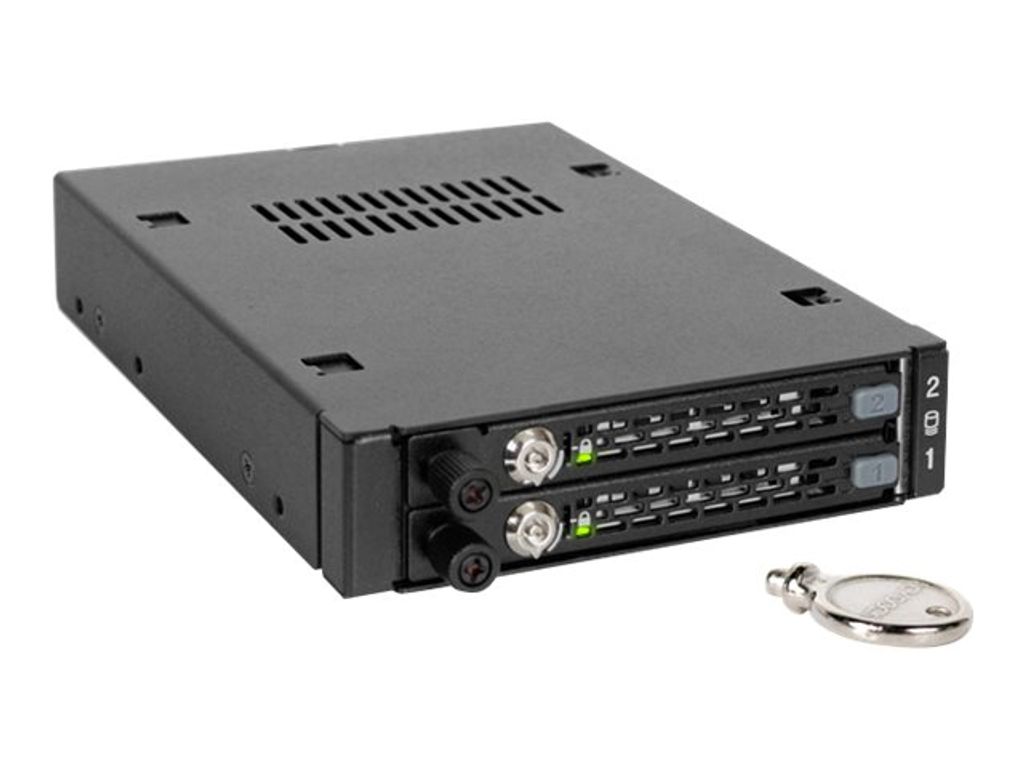 Icy Dock ToughArmor EX MB492SKL-B - Mobiles Speicher-Rack - 2.5" (6.4 cm)