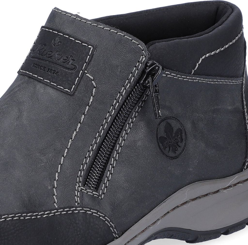 Rieker Herren Stiefeletten Warmfutter Reißverschluss Boots Produktbild 37