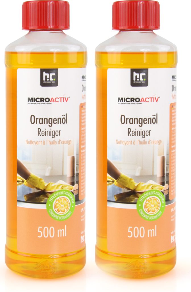 500 ml Microactiv® Orangenöl Reiniger Konzentrat - Produktbild 