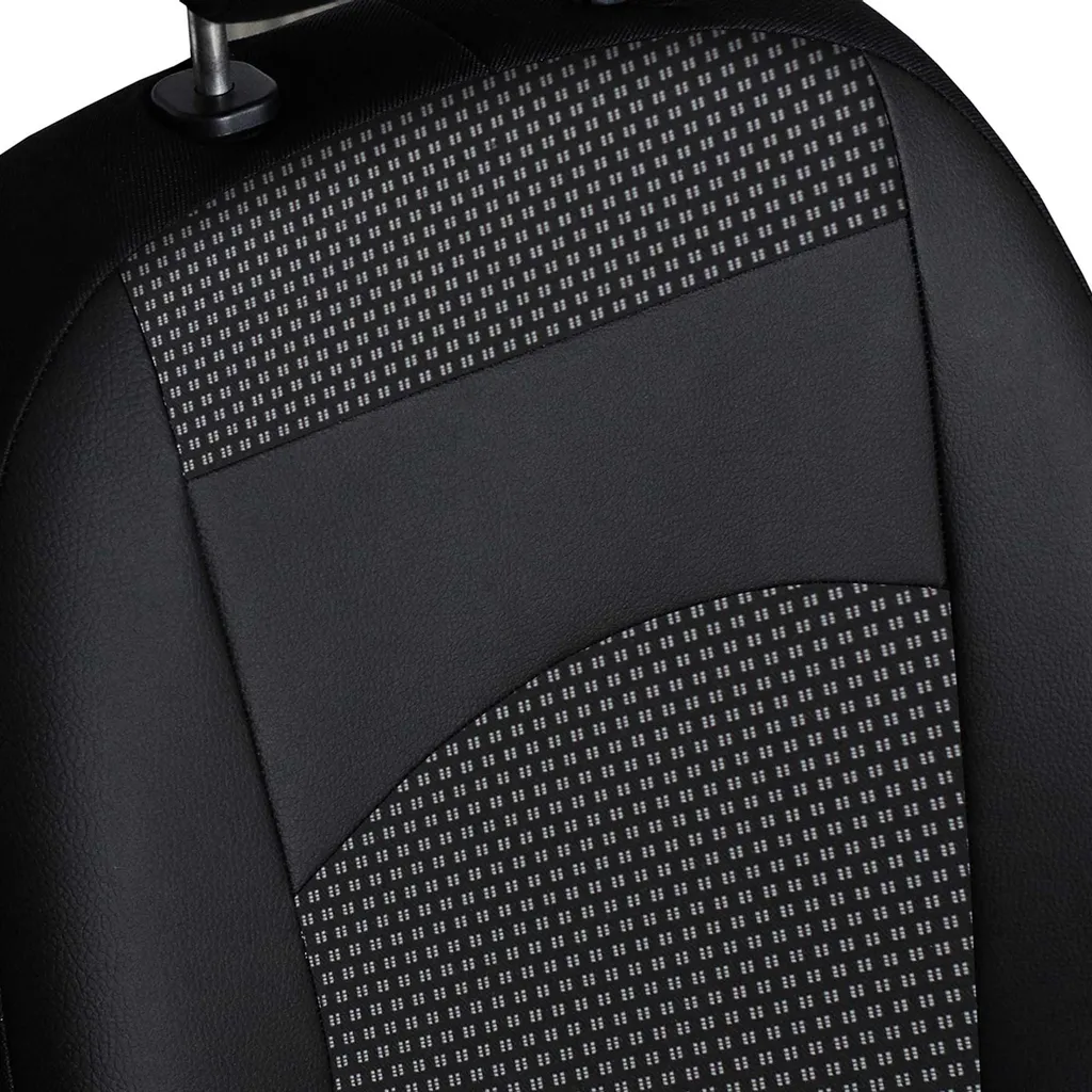Coprisedili Interni VW Golf II - Kit Nero Universale Elegante - 4