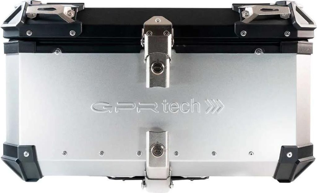 GPR ALPI-TECH Motorrad-Topcase Aluminium 55L mit Universalplatte