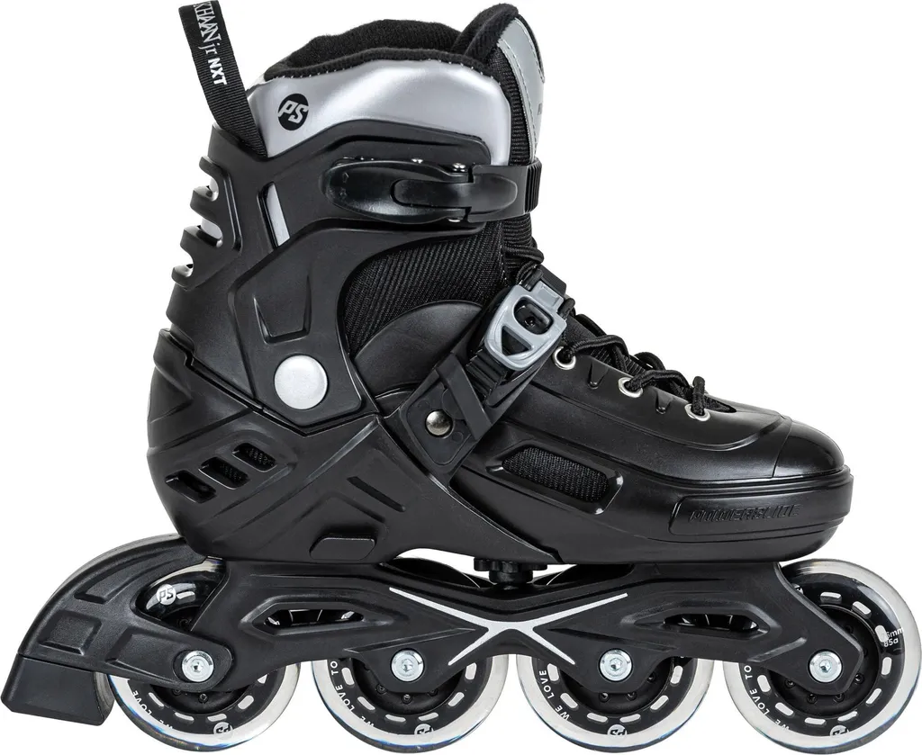 Powerslide Khaan Junior NXT : Roller 4 Roues 76mm, Confortable et Robuste