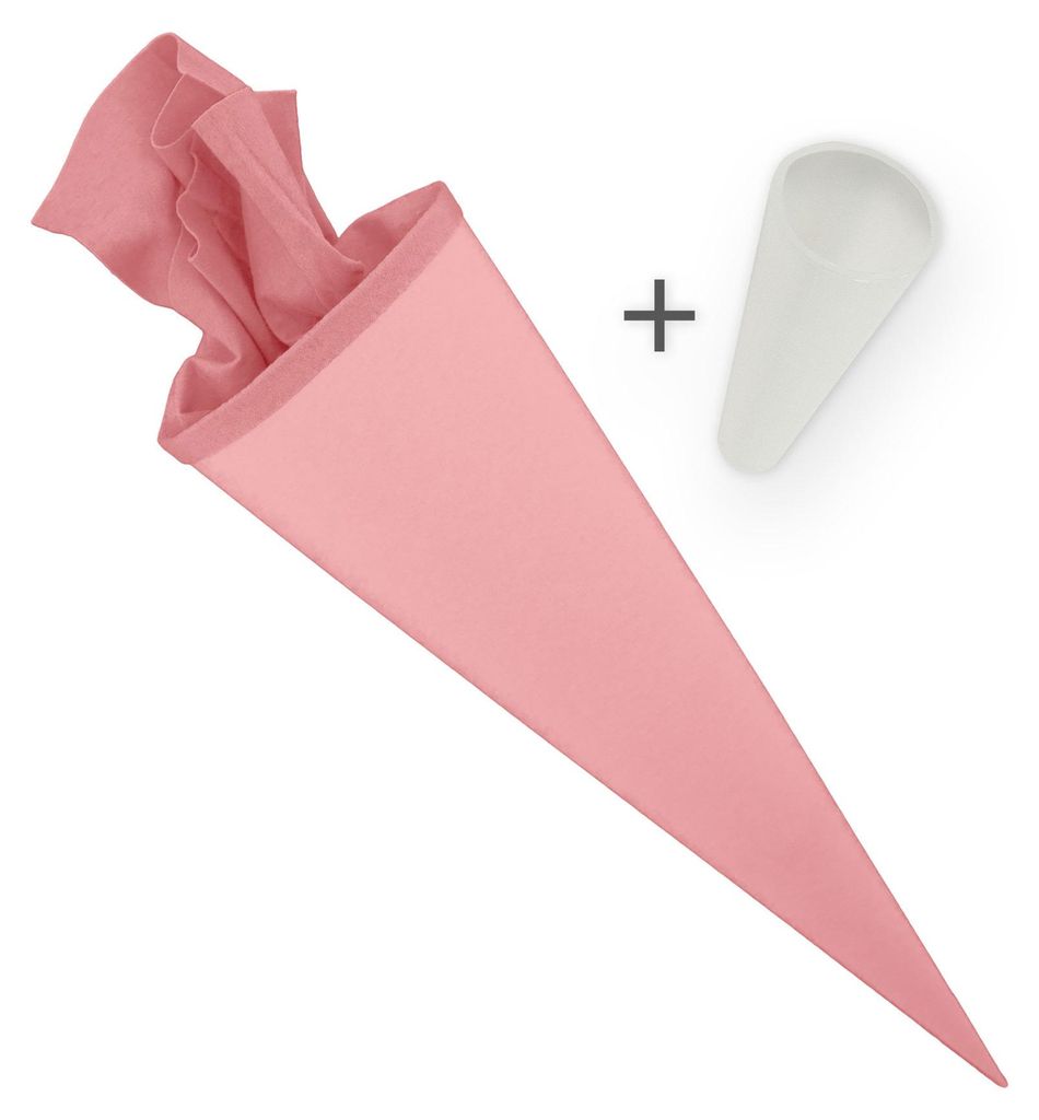 itenga Set Rosa Bastelschultüte Rohling 70 cm rund + Produktbild 