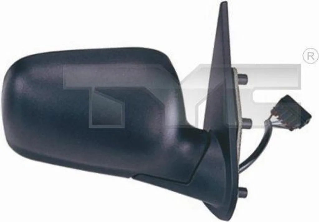 Rétroviseur Noir TYC 332-0005 Robuste et Ajustable pour 6U1857502A
