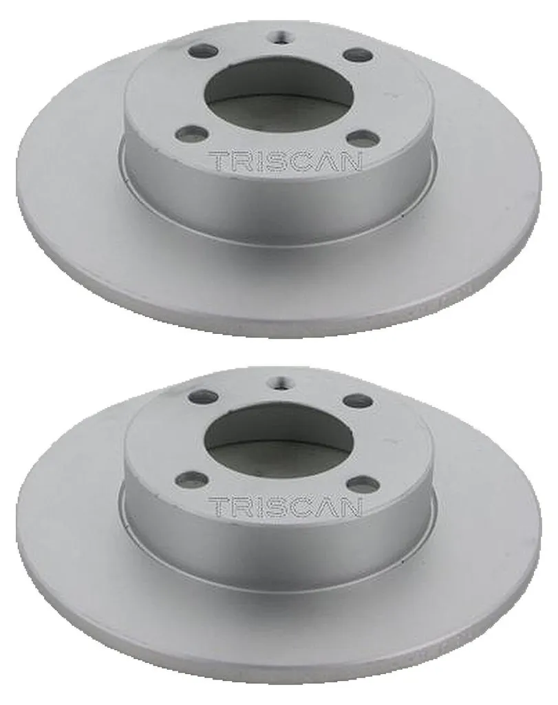 2 Disques de Frein Arrière Ø 232 mm TRISCAN pour SEAT IBIZA IV et V