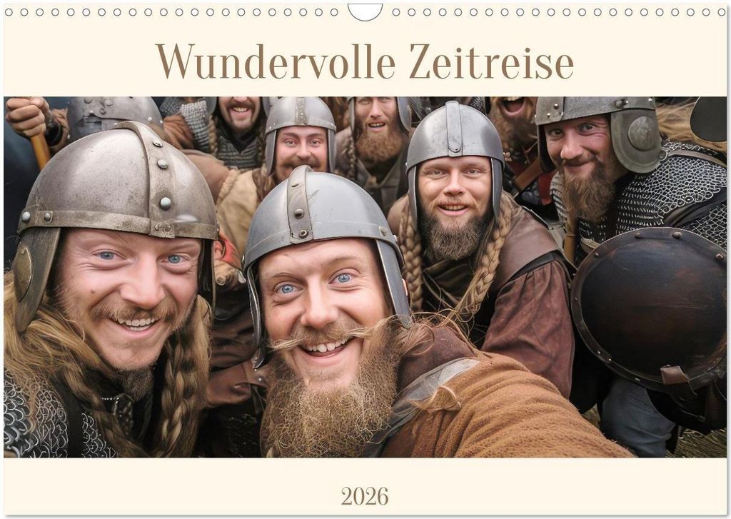 Wundervolle Zeitreise (Wandkalender 2026 DIN A3 quer), CALVENDO Monatskalender