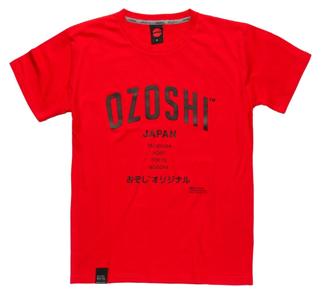 Ozoshi - "Atsumi" T-Shirt für Herren PP9016 (L) (Rot)