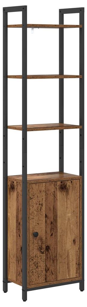 vidaXL Bücherregal Altholz 40 x 24 x 161 cm Holzwerkstoff