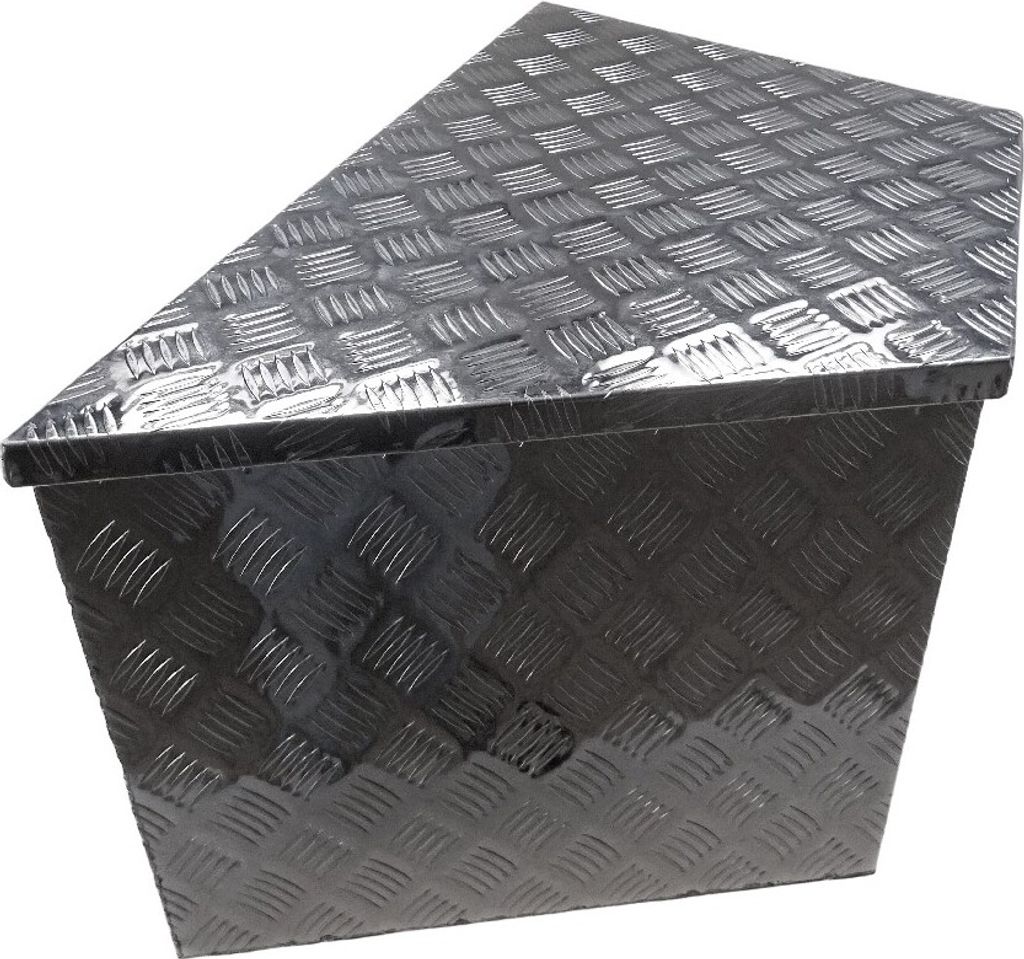 Deichselbox / Staubox aus Aluminium 870/410 x 485 x 460mm Produktbild 