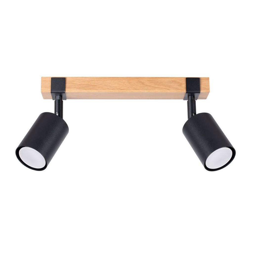 Reflektor spot FAGER czarno-brązowy 2xGU10x10W metal Zdjęcie produktu 