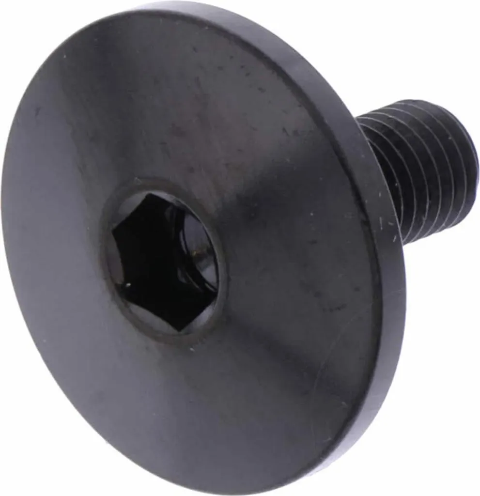 Vis de soupape M7x1 11mm JMP pour réparation moteur inox V4A noir