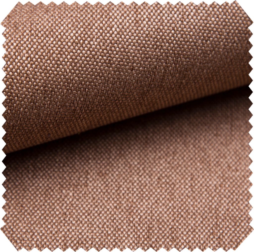 novely BALTRUM - Leicht Gewebter Möbelstoff - Melierter Polsterstoff - Pflegeleichte Meteware 1lfm - Farbe: 06 Hellbraun