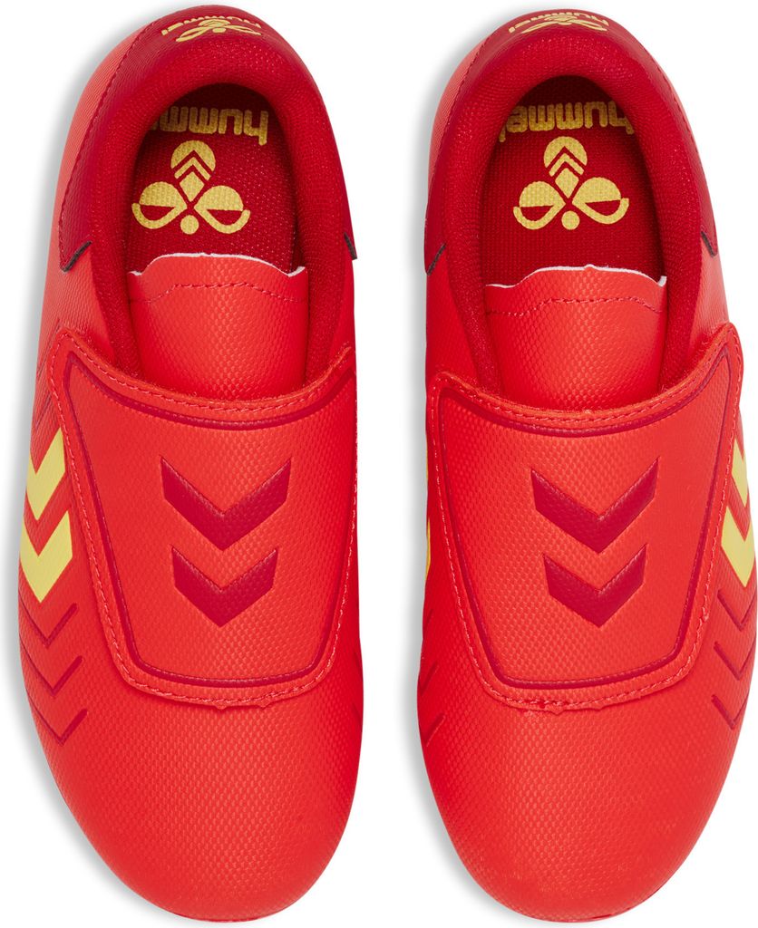 Hummel Hattrick MG Jr Chaussures Football Enfant - Cuir Synthétique Polyvalent