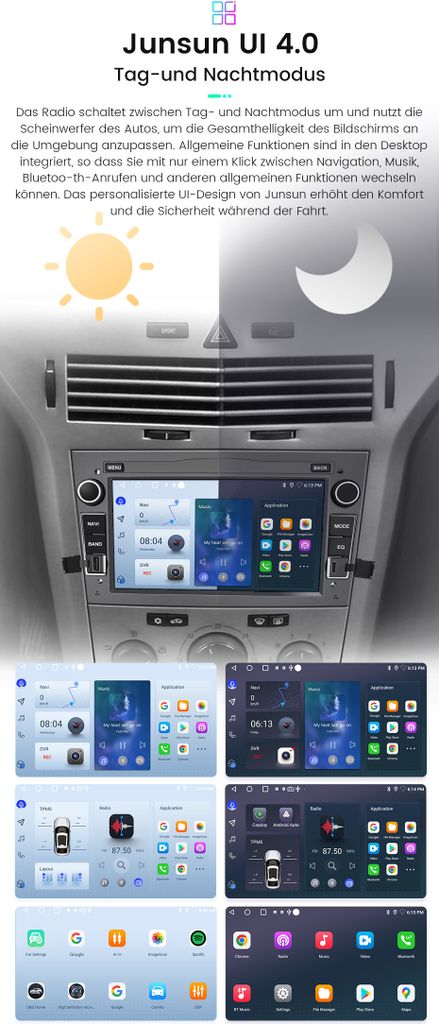 Carplay pre Opel Astra H Corsa C D Zafira DAB+ 7 palcový Produktbild 11