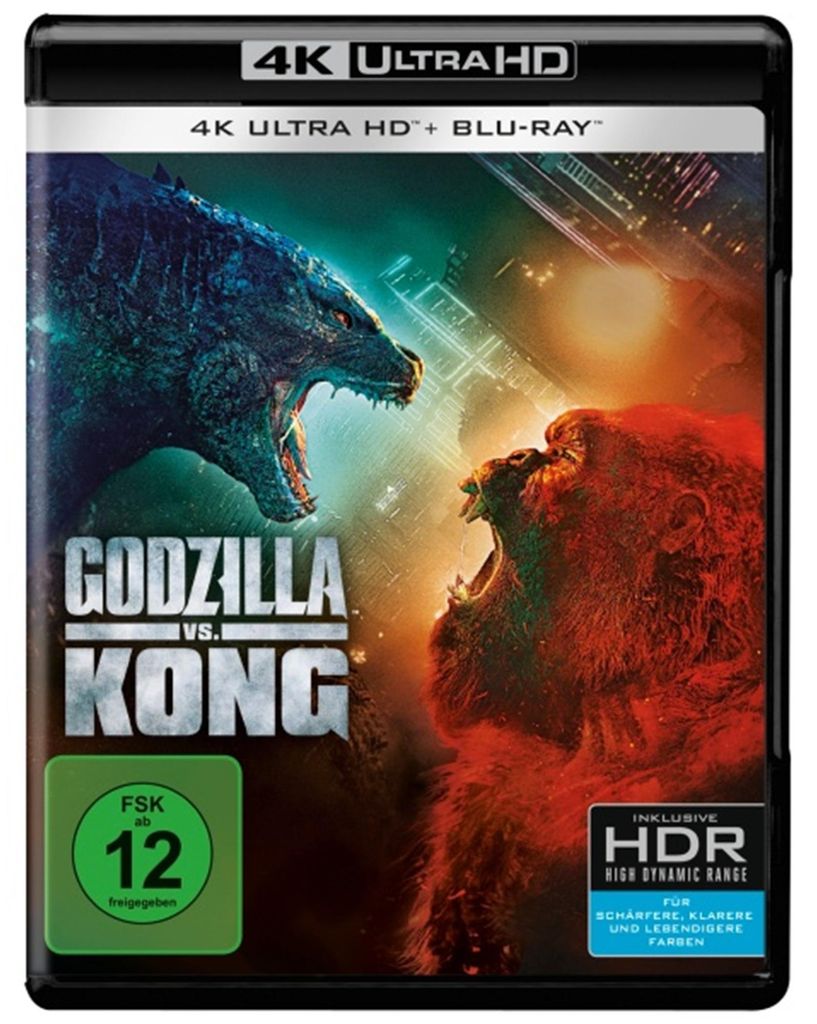 PLAION Godzilla vs. Kong (4K UHD), Film, Blu-ray, Deutsch, Englisch, Spanisch, Französisch, Tschechisch, 113 min, Aktion, Griechisch, Polnisch, Ni...
