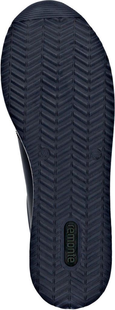 Remonte Damen Sneaker mit Plateausohle in Weite G & Reißverschluss D1302, Größe:40 EU, Farbe:Blau
