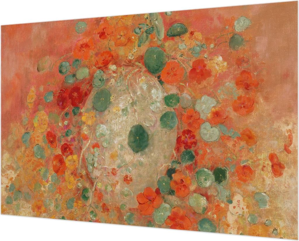 Wandtapete - Dekorative Tapete für Wohnzimmer - Tapetenfolie für Wanddekoration - 152x104 cm - Abstrakte Blumen