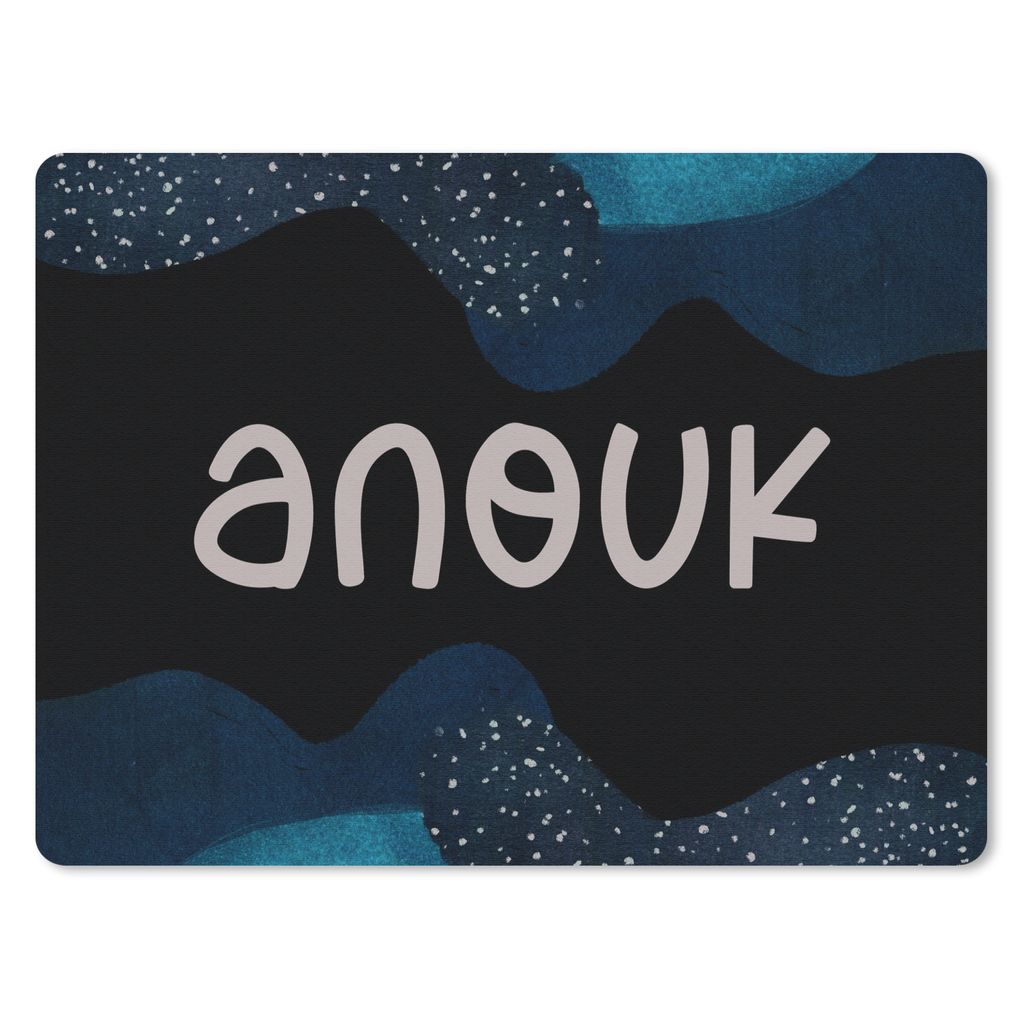 MuchoWow Mauspad Mousepad Anouk - Pastell - Mädchen 40x30 cm - Mousepads - Maus Mat - Pad - Mausunterlage - Anti Rutsch