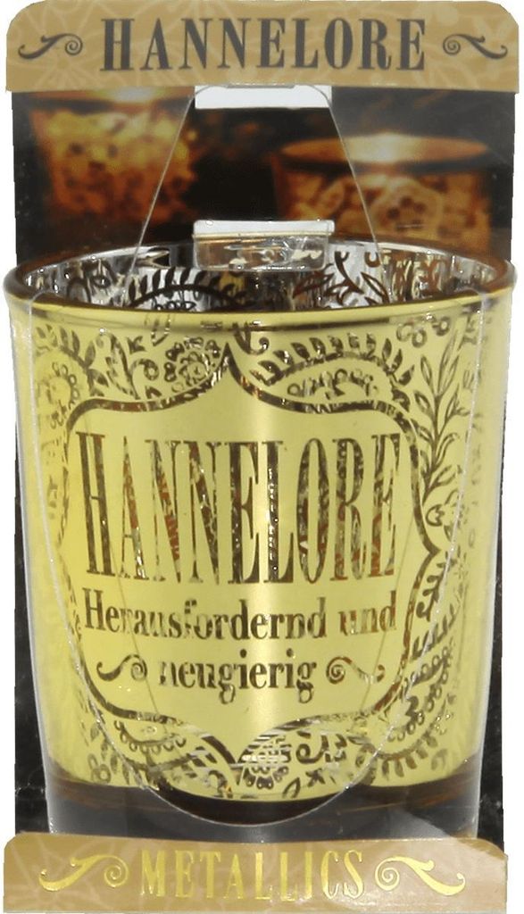Metallics Kerzenlichter Teelichtleuchter Name Hannelore