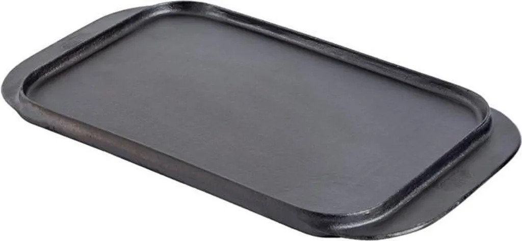 Plaque de cuisson double face Vogue - Idéal pour grillades et plancha