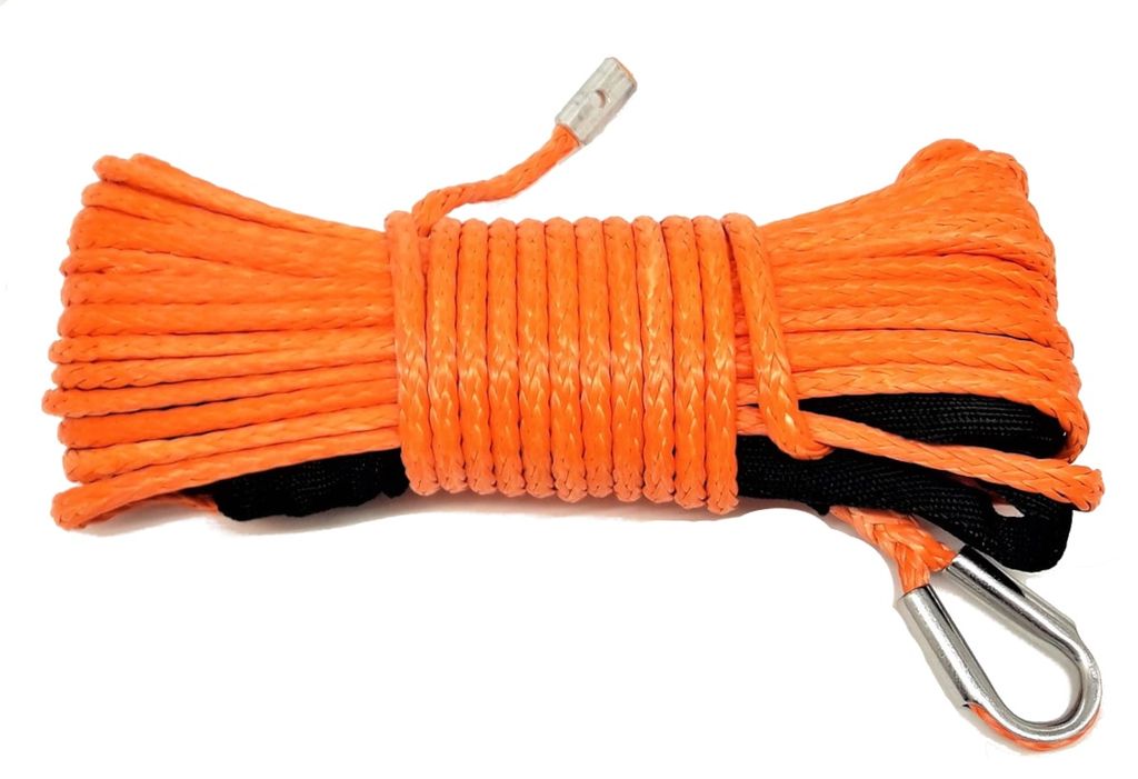Windenseil orange AIR102 mit Haken 2,5t 5mm
