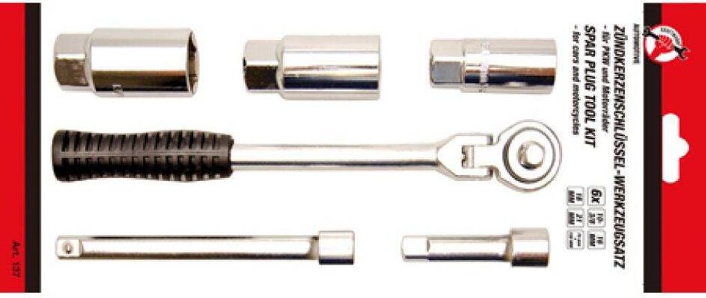 Set di utensili per candele | unità 10 mm (3/8") | 6 pz. Immagine del prodotto 