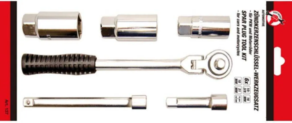 KRAFTMANN 137 Jeu d'outils pour bougies d'allumage - Set de 6 pièces