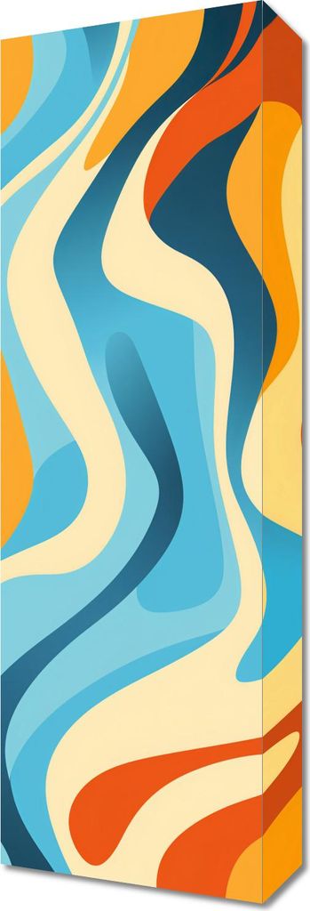 Bild 20x60cm Tanzende Wellen