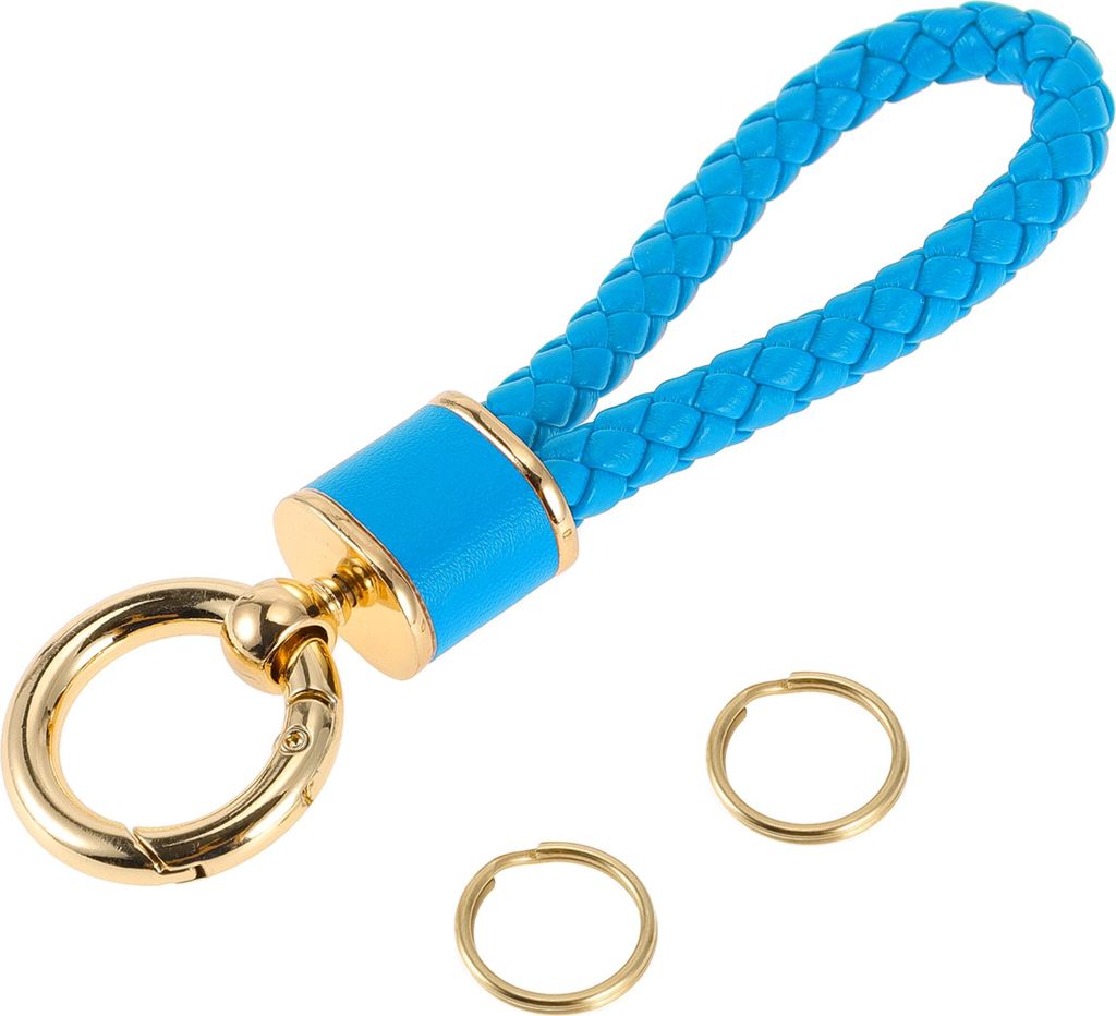 Autoschlüsselanhänger Universal Schlüsselanhänger mit Ring für Schlüsselanhänger für Zuhause für Frauen Kunstleder, Zinklegierung Goldton,...